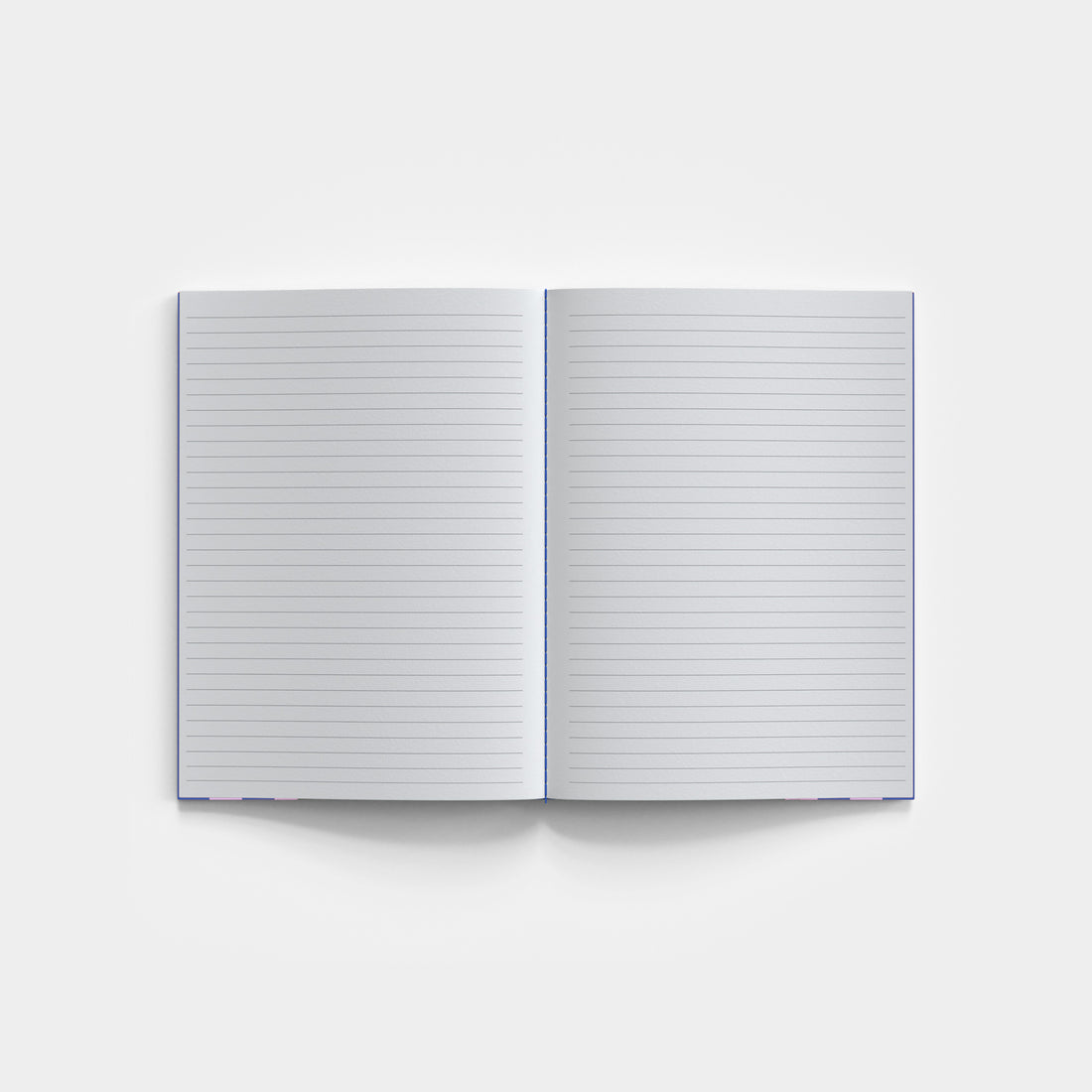 Lined Notebook -  Coral + Burgundy Striped