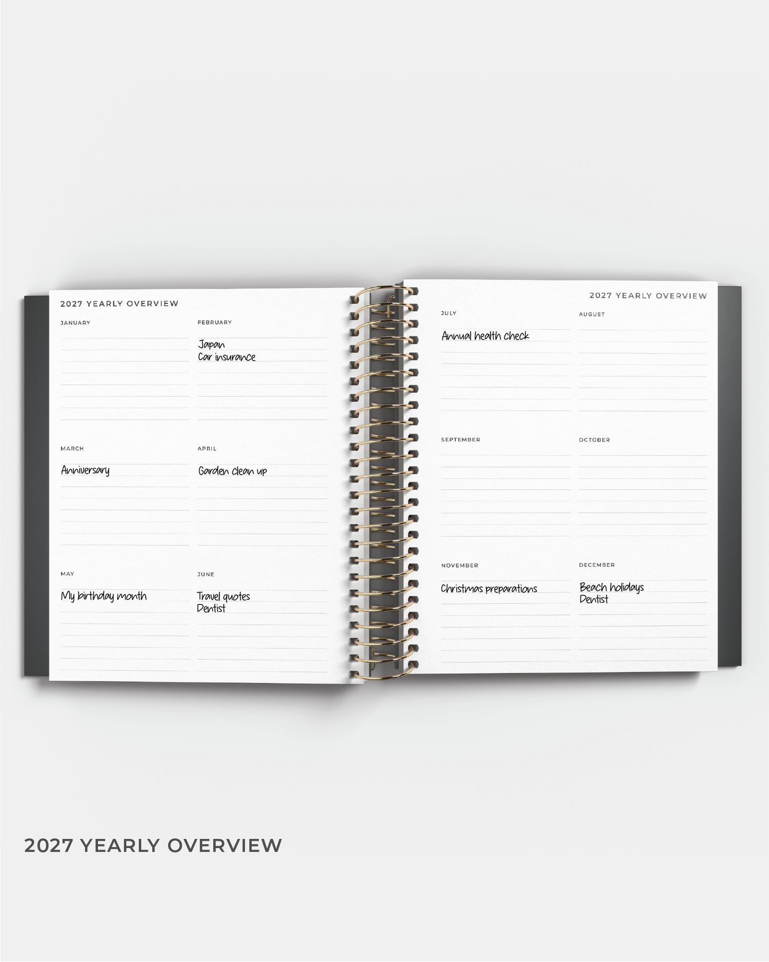 2027 Daily Planner  | PRE-ORDER