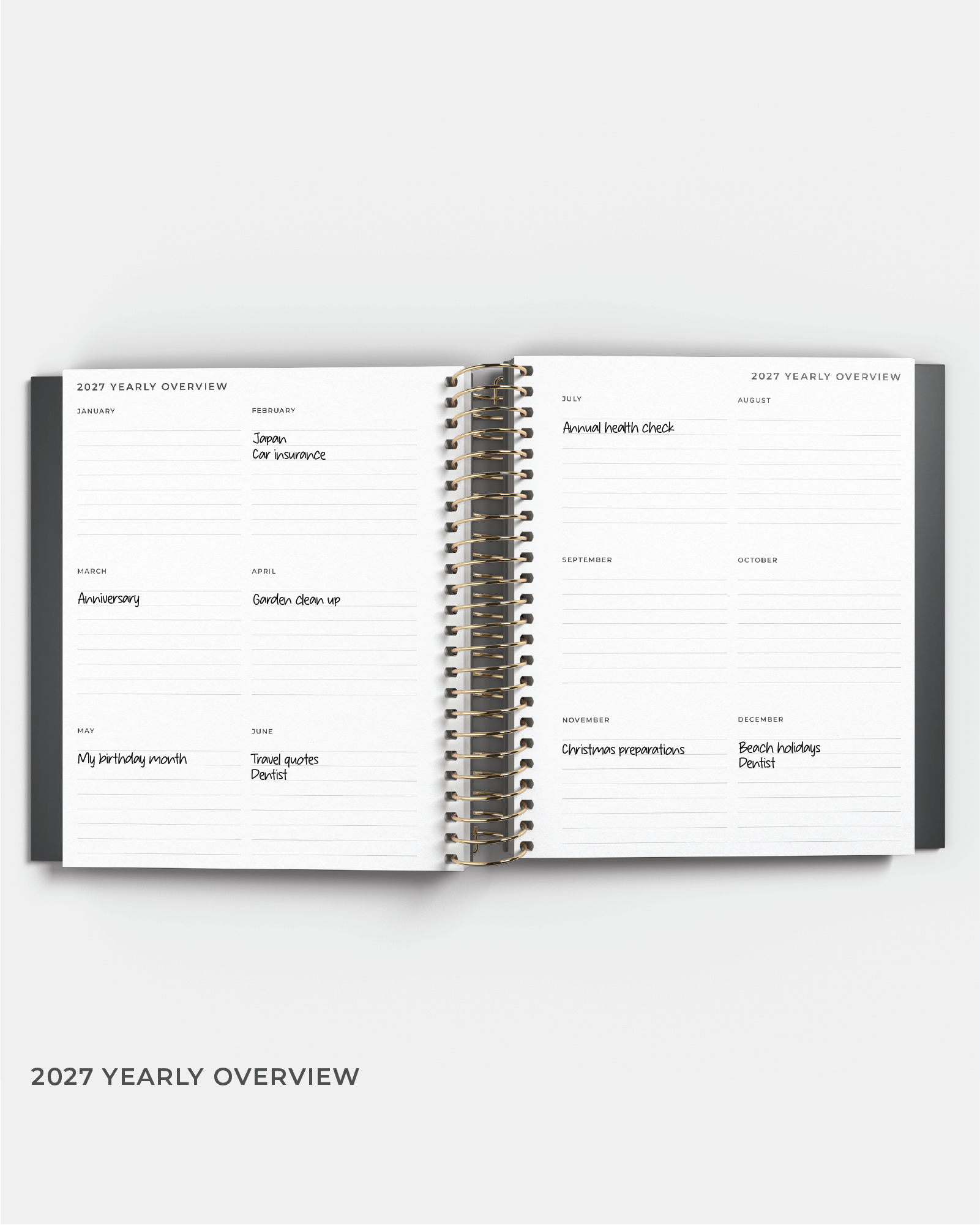 2027 Daily Planner  | PRE-ORDER