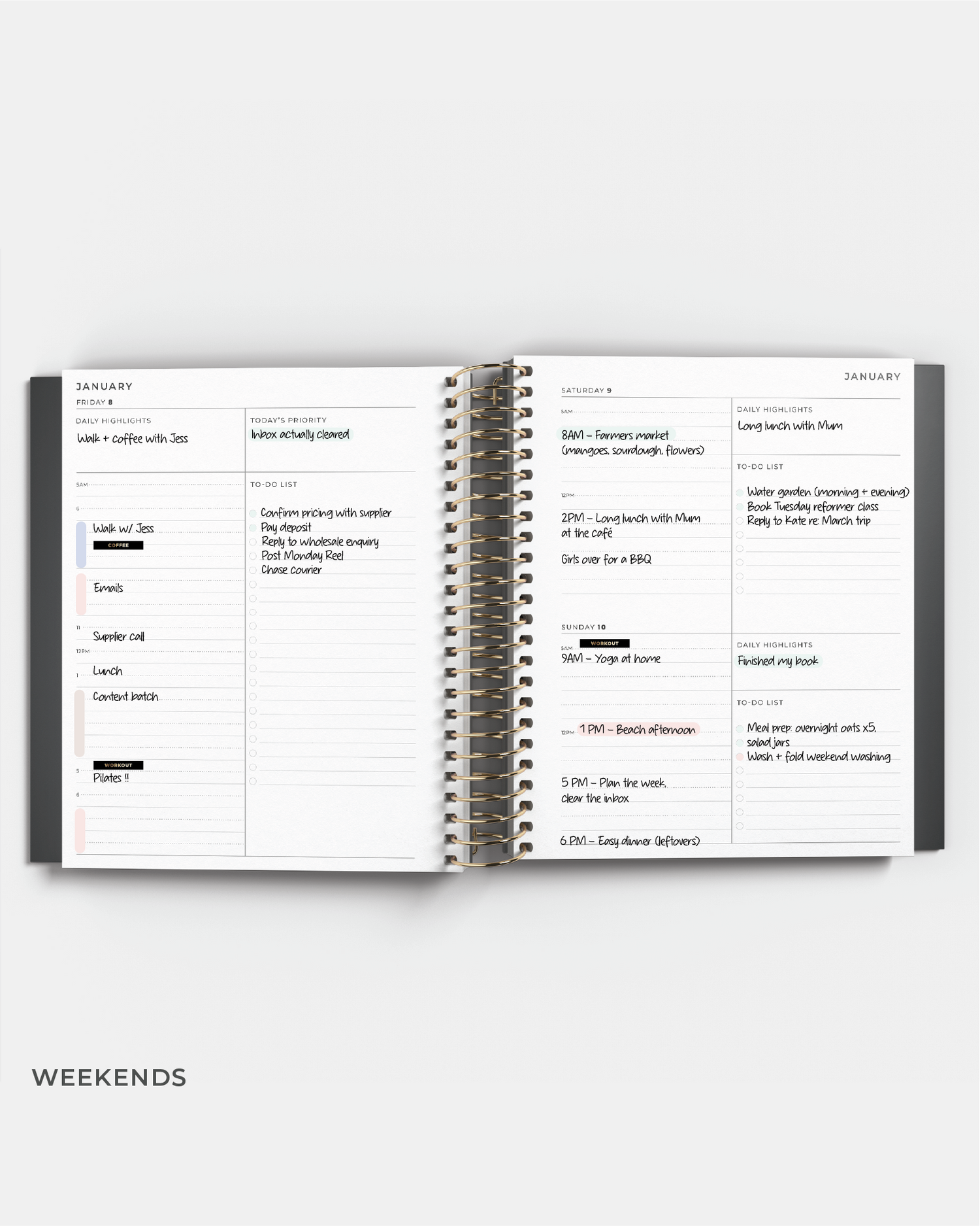 2027 Daily Planner  | PRE-ORDER
