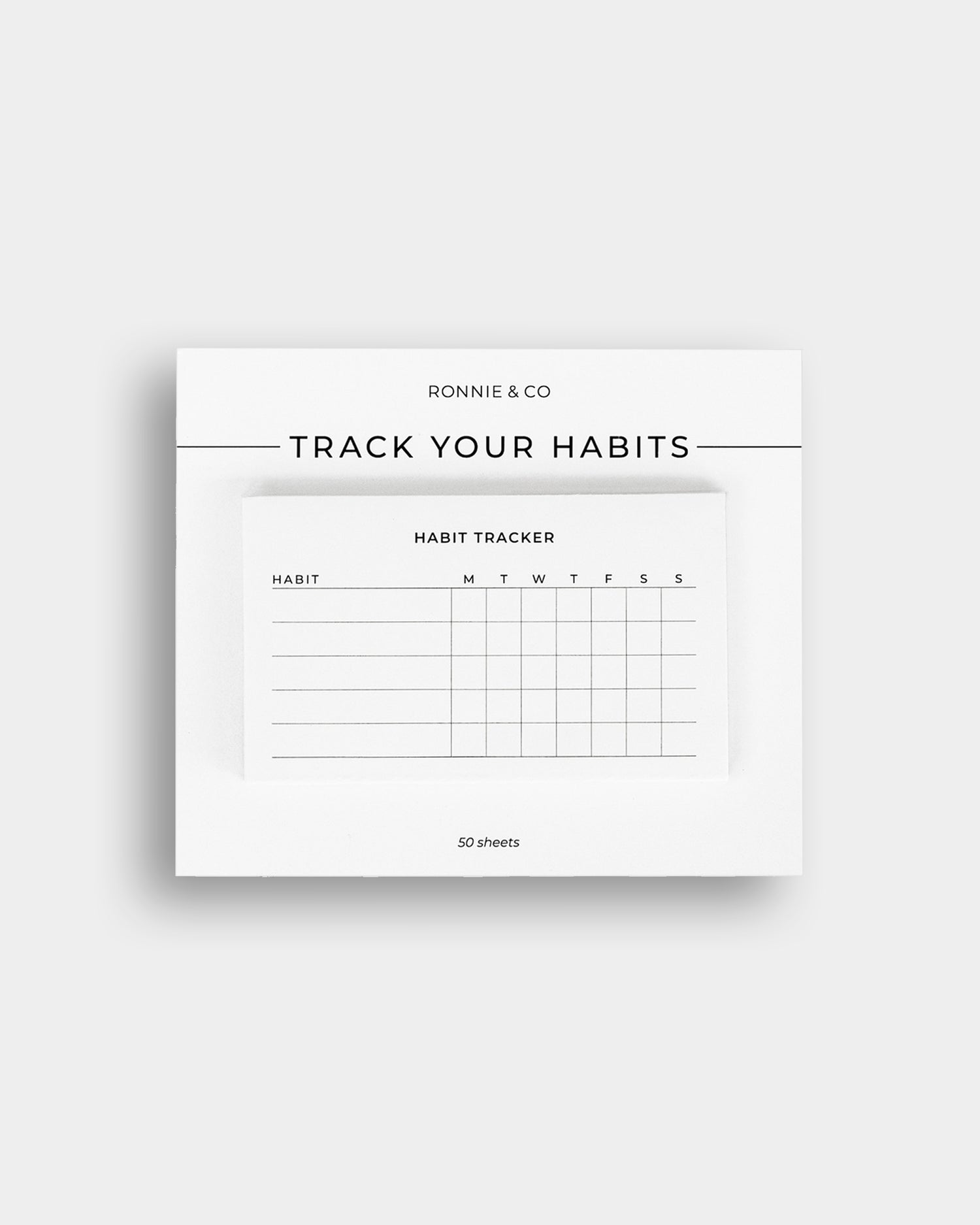 Habit Tracker Sticky Notes