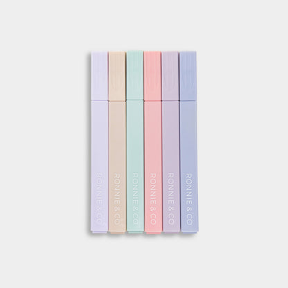 Soft Pastel Highlighters 6 pack