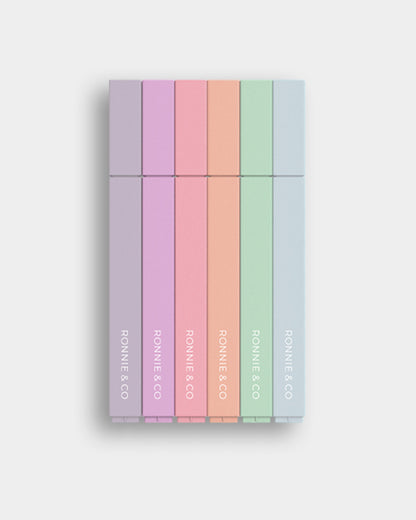 Soft Pastel Highlighters 6 pack