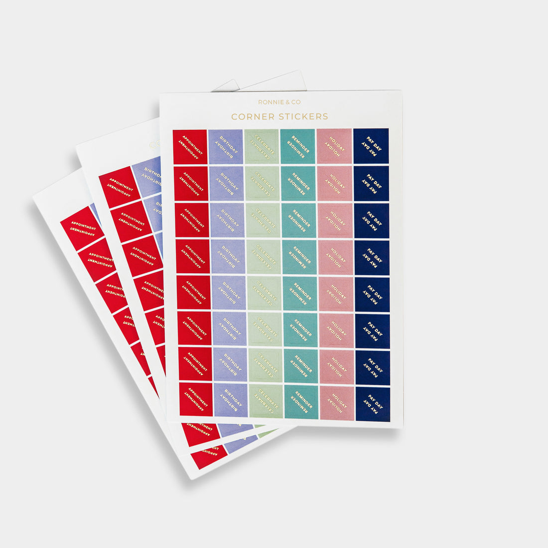 Corner Planner Sticker Pack