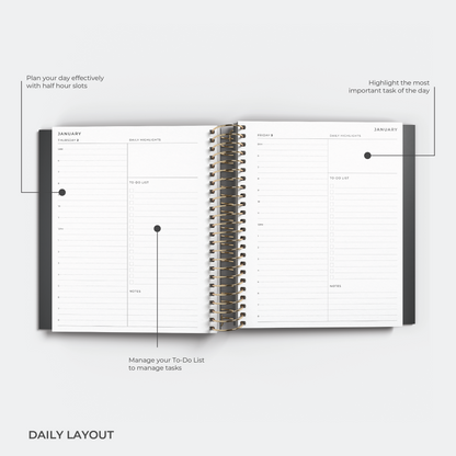 2025 Daily Planner [ Perfectly Imperfect ]