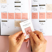 Transparent Sticky Notes | Square Page Flags | Dusty Rose